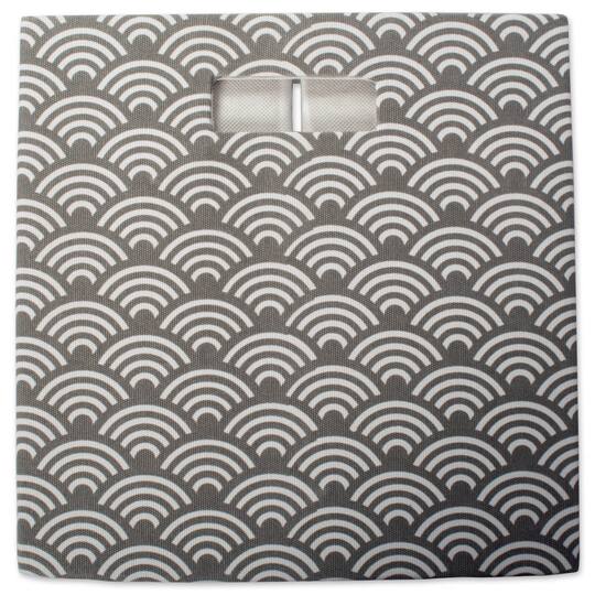 DII® 11" Gray Waves Cube Storage Bin